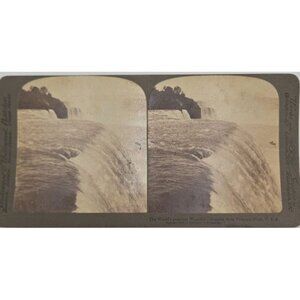 Stereoscope Niagara Falls Boat Sun Sculpture Underwood 1902 Stereoview Works